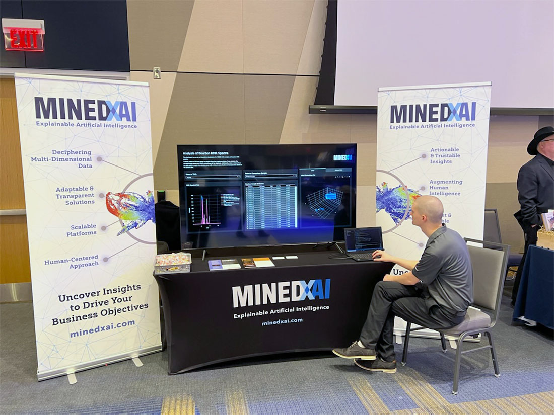 MinedXai trading booth